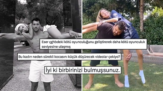 Berfu ve Eser Yenenler'in Denedikleri Çift Akımında Başarısız Olduğu Anlar X'te Alay Konusu Oldu!
