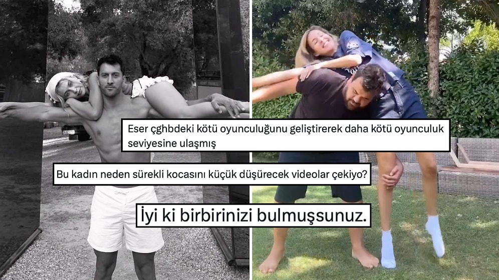 Berfu ve Eser Yenenler'in Denedikleri Çift Akımında Başarısız Olduğu Anlar X'te Alay Konusu Oldu!
