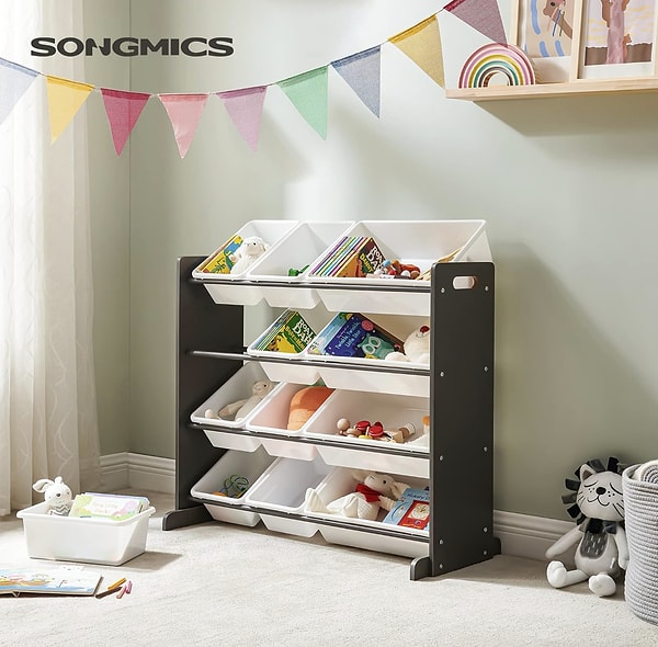 Songmics Çocuk Odası Rafı