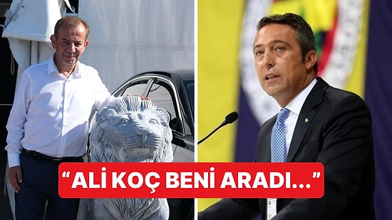 Bolu Belediye Başkanı Tanju Özcan, "Fenerbahçe Başkanı Ali Koç Bana Had Bildirmeye Kalktı" Dedi