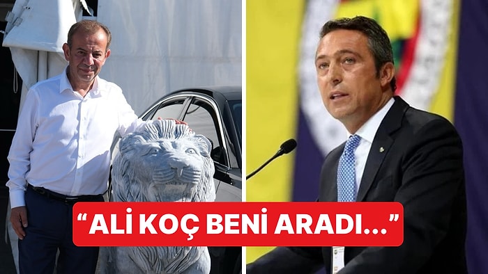 Bolu Belediye Başkanı Tanju Özcan, "Fenerbahçe Başkanı Ali Koç Bana Had Bildirmeye Kalktı" Dedi