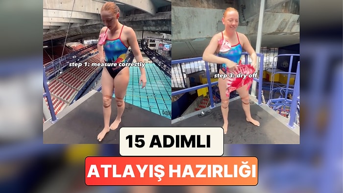 Bir "High Diving" Sporcusu Atlayışını Gerçekleştirmede Önce Yaptığı 15 Adımlı Hazırlığını Paylaştı