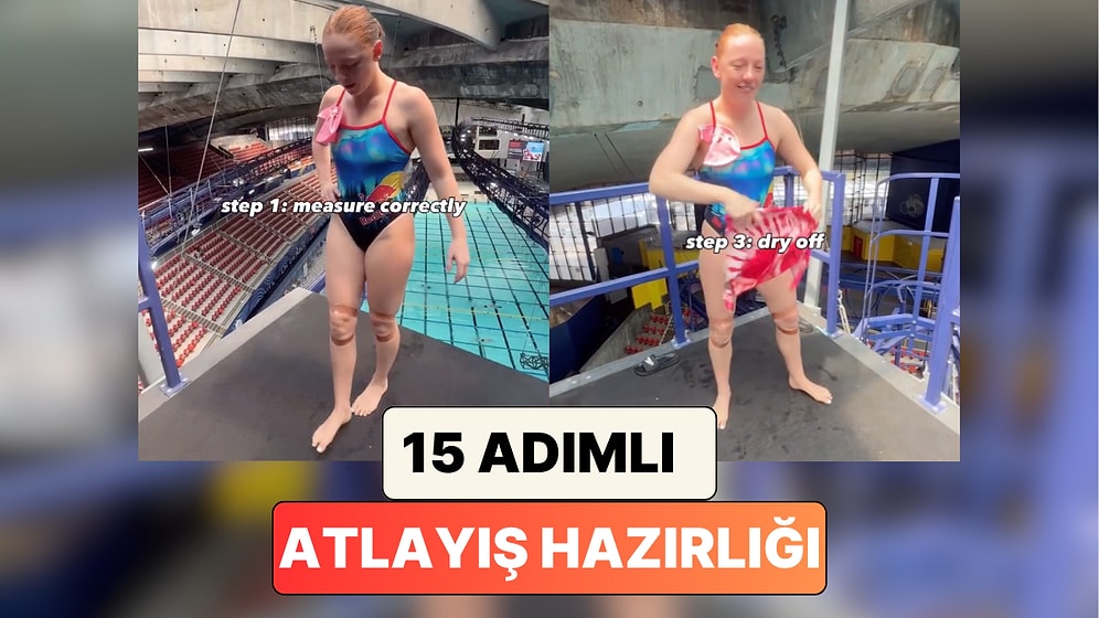 Bir "High Diving" Sporcusu Atlayışını Gerçekleştirmede Önce Yaptığı 15 Adımlı Hazırlığını Paylaştı