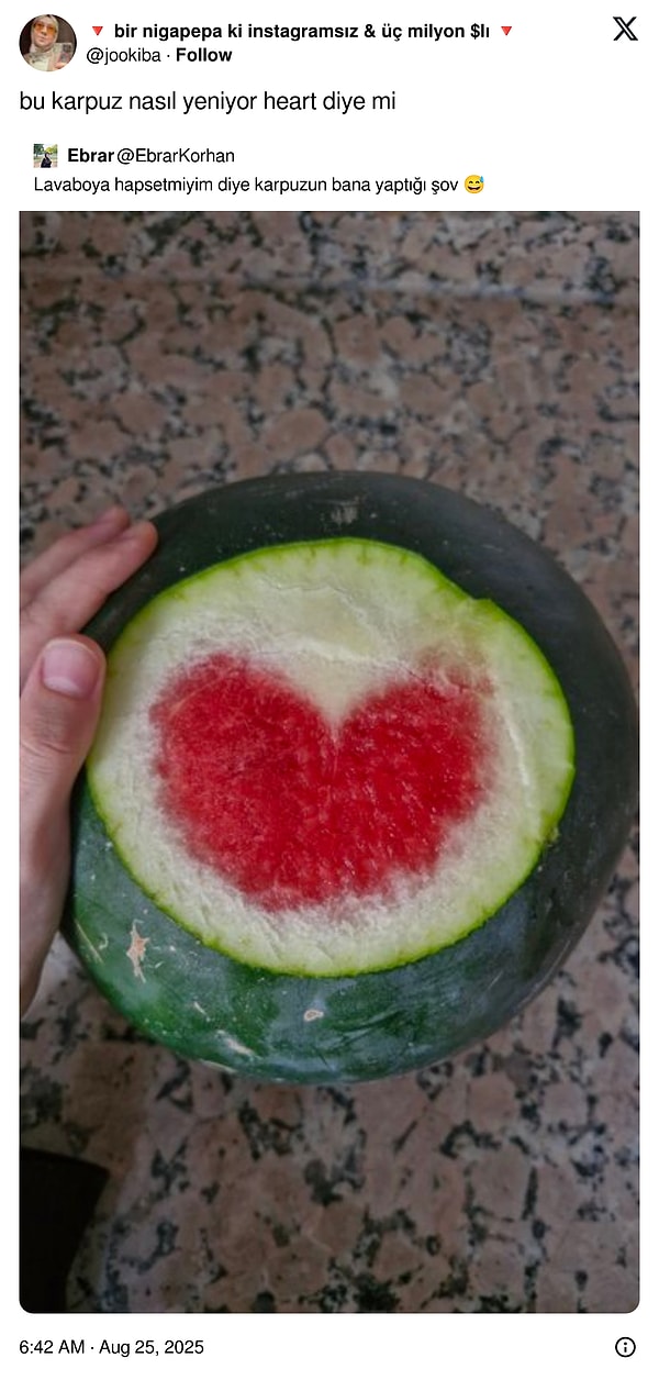 Kelime şakasıyla bitirelim;
