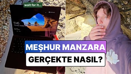 Masaüstü Duvar Kağıdındaki Meşhur Manzaranın Gerçek Hali Görenleri Büyüledi