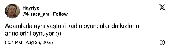 İzleyicilerin farkında olduğu bu durum X'te çok konuşuldu.