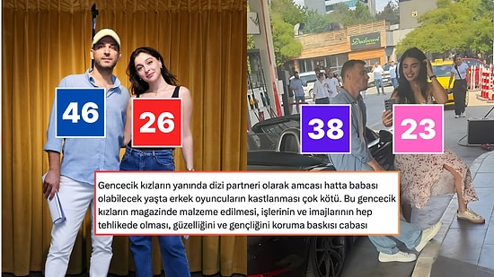 Dizilerde Bu Sezon Başrol Oynayacak Partnerlerin Arasındaki Yaş Farkı Tartışma Konusu Oldu!