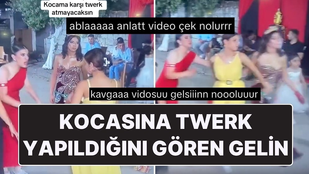 Kına Gecesinde Kocasına Twerk Yapan Kadını Gören Gelin Çılgına Döndü