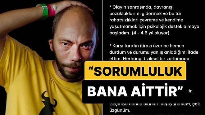 İfşayı Kabullendi: Hakkında Taciz İddiası Çıkan Kaan Sezyum, Sosyal Medya Hesabından Özür Mesajı Paylaştı