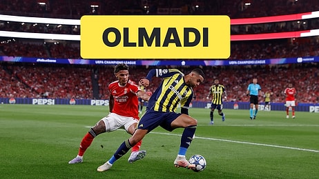 Fenerbahçe, Benfica'ya 1-0 Kaybederek Şampiyonlar Ligi'ne Veda Etti