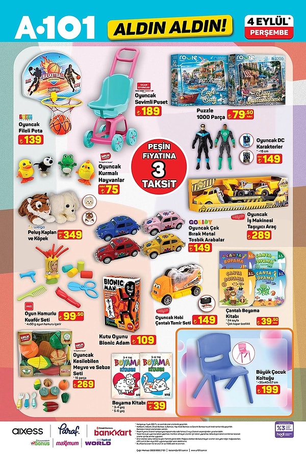 Oyuncak Fileli Pota 139 TL