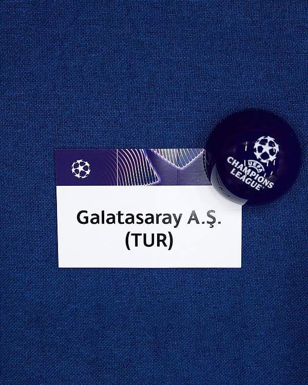 Eşleşmeler belli oldu, Galatasaray'ın rakipleri de netleşti.