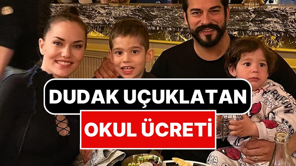Burak Özçivit Fahriye Evcen Çiftinin Oğulları Karan’ın Okul Ücreti Dudak Uçuklattı