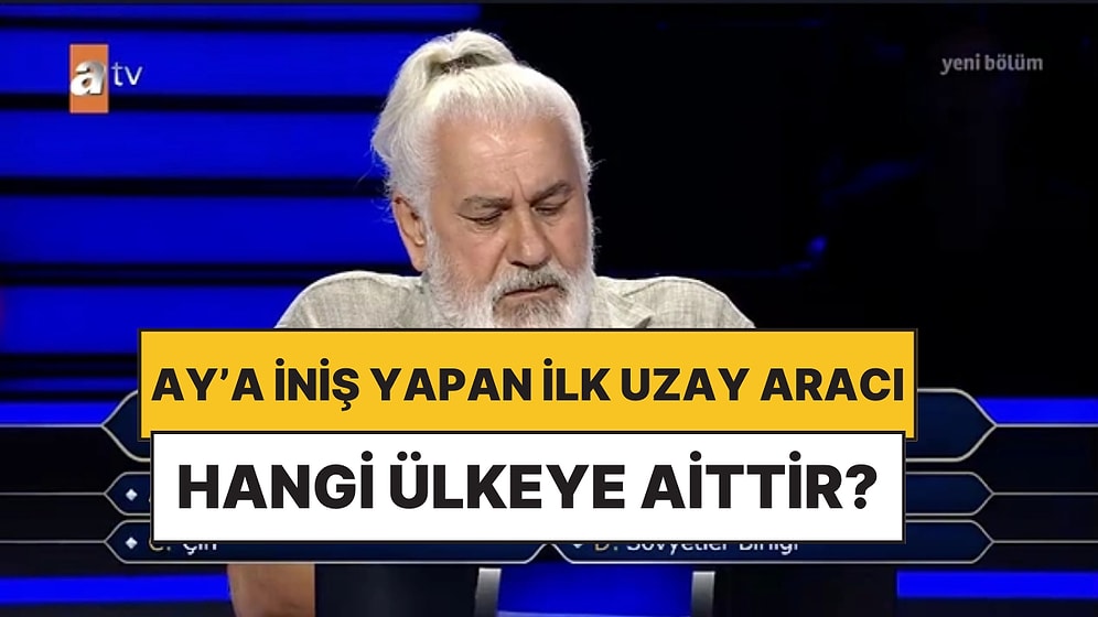 Ay'a İniş Yapan İlk Uzay Aracı Hangi Ülkeye Aittir? Kim Milyoner Olmak İster Sorusu