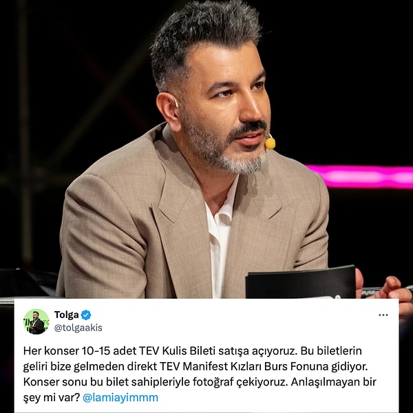@lamiayimmm isimli kullanıcının Manifest bilet fiyatını eleştirdiği paylaşımına denk gelen Maniferst'in mimarı, Hypers Studio'nun sahibi Tolga Akış, meseleye açıklık getirdi.