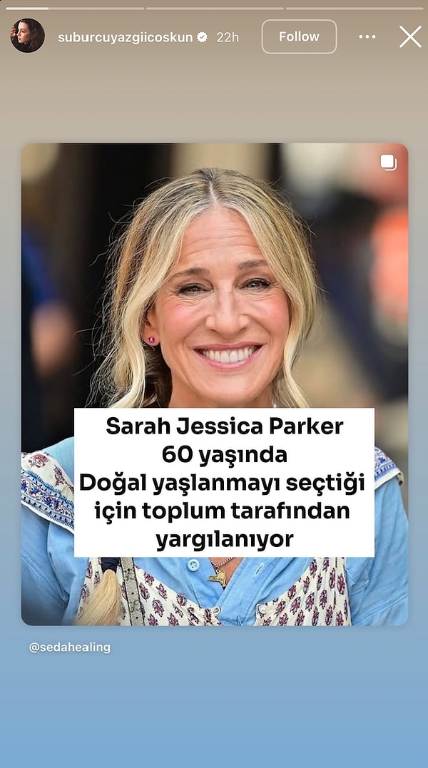 Coşkun, kadınların hangi yaşta olursa olsun toplumun eleştirilerine maruz kaldığını hatırlatarak manidar bir yanıt verdi.
