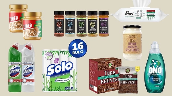 Süpermarket ve kişisel bakım ürünlerinde tüm indirimlere ek 150 TL indirim fırsatı!