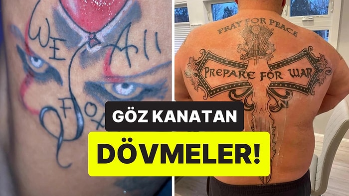 Yaptırdıkları Göz Kanatan Dövmelerle Görenlere Hayatı Uzun Uzun Sorgulatan Acayip Kişiler