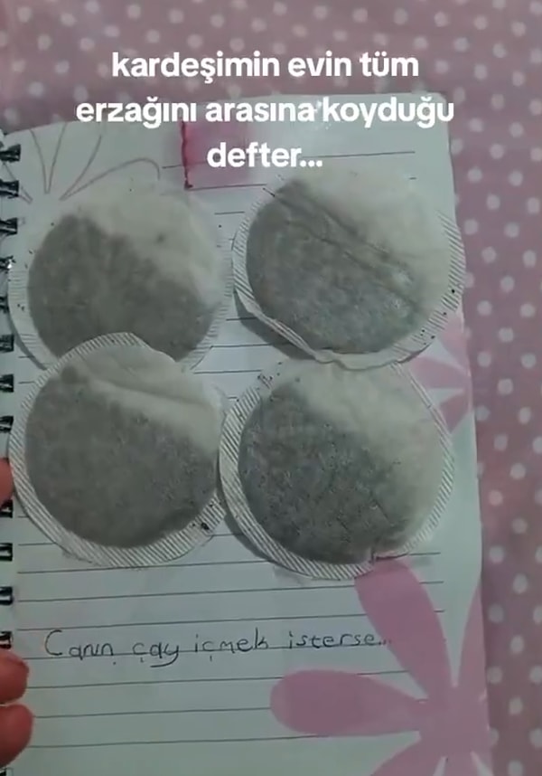 “Ağlamak istersen” diye bir peçete koyması bizleri de duygulandırdı. 🥹
