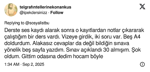 İşte o sihirli soru: "Kağıdımı görebilir miyim hocam?"👇