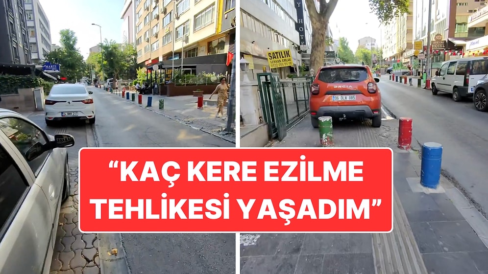 Görme Engelli Vatandaş Kaldırımlara Park Edilen Araçlara İsyan Etti: "Kaç Kere Ezilme Tehlikesi Atlattım"