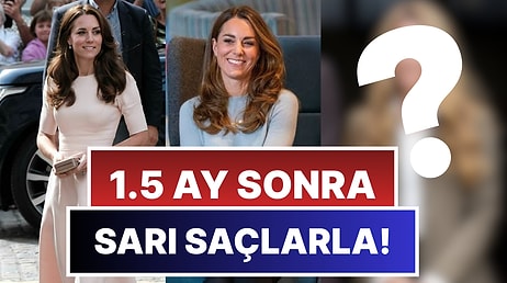 Prens ve Prenses 7 Hafta Sonra İlk Kez Görüntülendi: Kate Middleton Görevine Yeni Sarı Saçlarıyla Döndü!