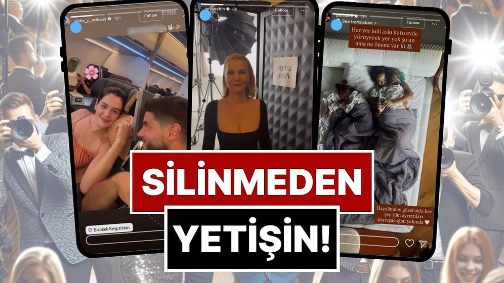 Silinmeden Yetişin: 4 Eylül'de Ünlülerin Paylaştığı "Kaçarsa Yazık Olur" Temalı Instagram Hikayeleri!