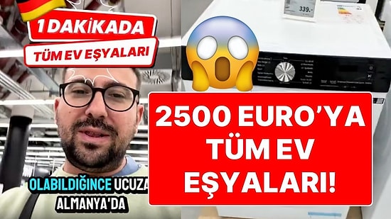 Almanya’da Yaşayan Bir Türk’ün 2500 Euro’ya Evini Döşediği Video Gündem Oldu
