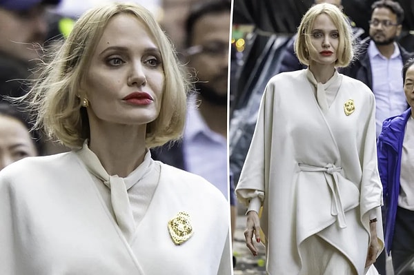 Son film çekimleri sırasında Jolie, saçlarını kısa kestirip açık sarı tonlara geçiş yaparak yıllar sonra bambaşka bir görünüm kazandı.