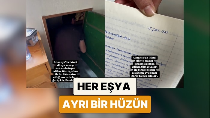 Almanya'da 2. Dünya Savaşı Sırasında İnşa Edilen Evi Satın Alan Aile Evden Çıkan İlginç Eşyaları Paylaştı