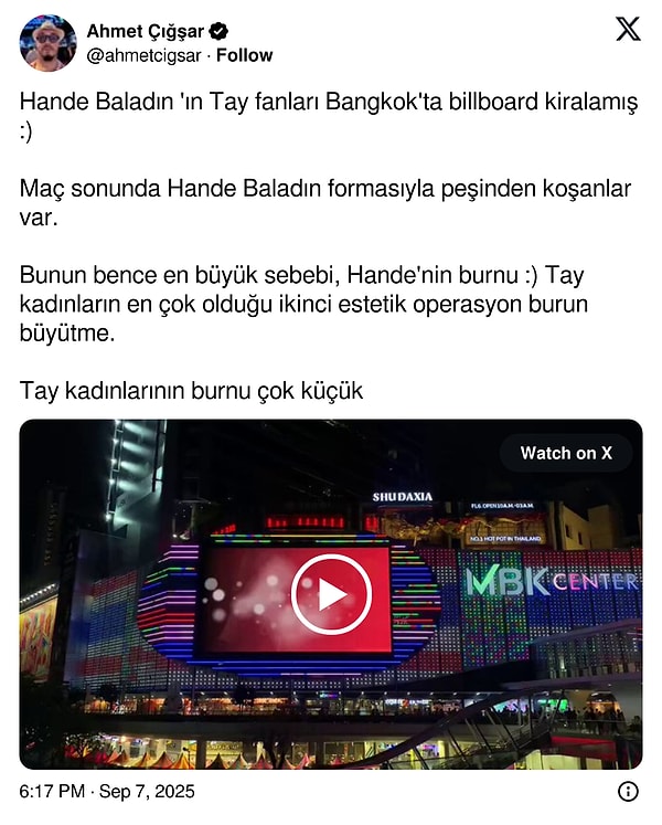 Peki tüm bunların sebebi Hande Baladın'ın burnu olabilir mi?