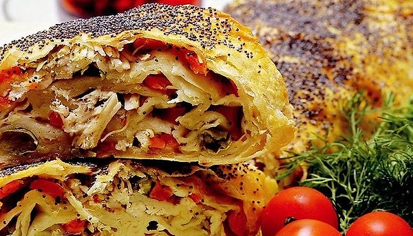 1. Tavuklu Börek ve Havuç Topları