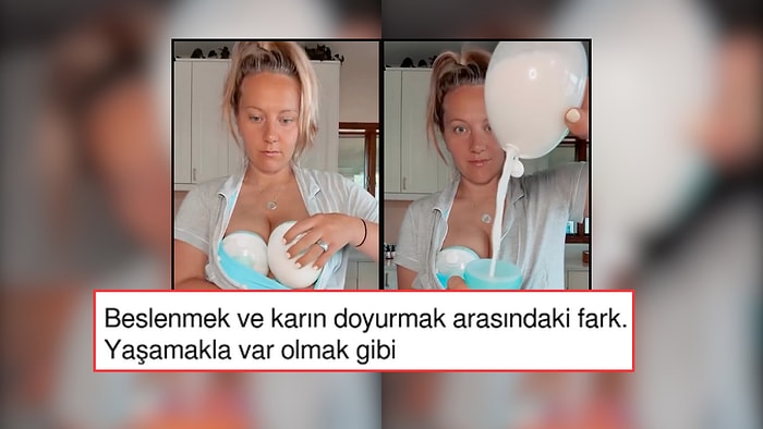 Avrupalı Bir Annenin Tek Seferde Sağdığı Sütün Miktarı "Bizim Neyimiz Eksik?" Dedirtti