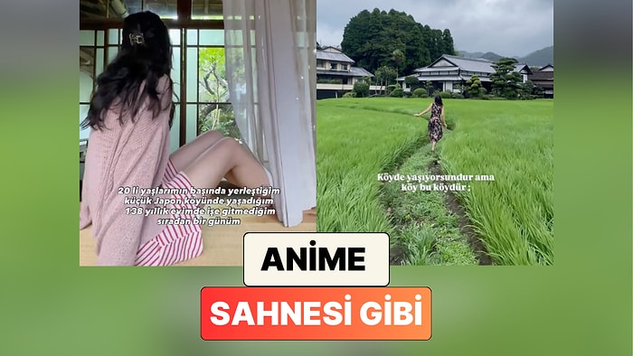 Anime Filmi Gibi: Japonya'da 138 Yıllık Bir Evde Yaşayan Türk Sanatçı Evini ve Köyünü Paylaştı