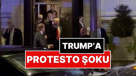 Trump'a Gittiği Restoranda Protesto Şoku!