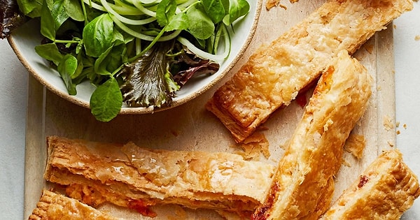 6. Peynirli Börek Dilimleri ve Bal Kabaklı Muffin