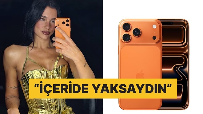 Dua Lipa'nın Lansman Sırasında Yeni iPhone'la Verdiği Poz Olay Oldu