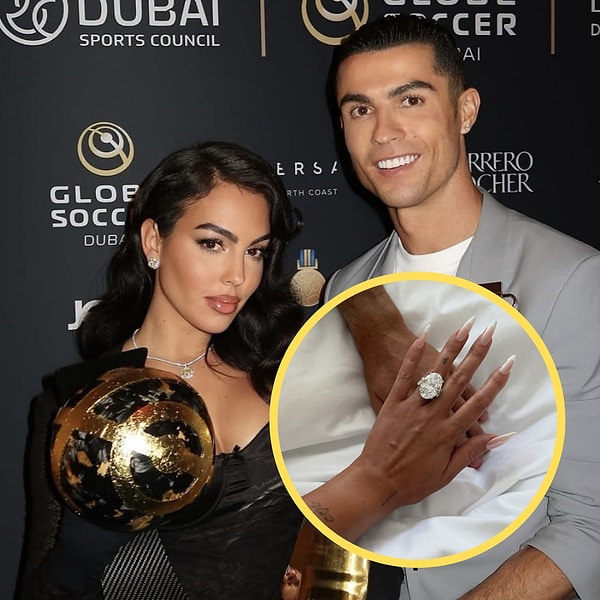 Geçtiğimiz haftalarda Georgina Rodríguez, 9 yıldır beraber olduğu 3 de çocuk yaptığı Cristiano Ronaldo'dan nihayet evlilik teklifi almıştı, belki görmüşsünüzdür.