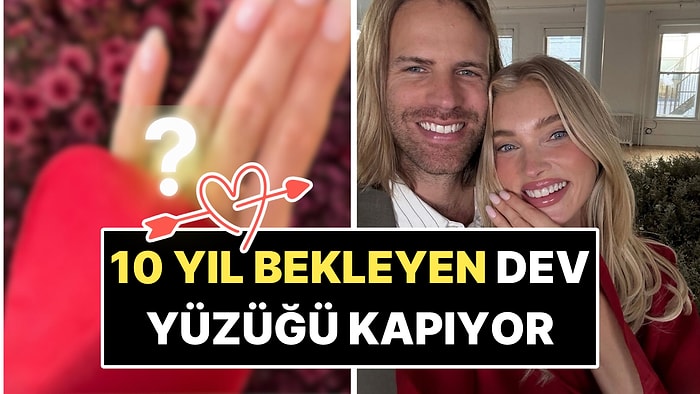 10 Sene Bekleyen Dev Yüzüğü Kapıyor: Dünyaca Ünlü Model Elsa Hosk, Nihayet Evlilik Teklifi Aldı!