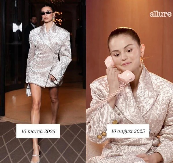 Selena Gomez ve Hailey Bieber arasındaki ilişki, zaman zaman sosyal medyada dikkat çeken göndermelerle gündeme gelmeye devam ediyor.