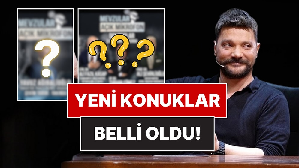 Mevzular Açık Mikrofon Geri Dönüyor: Oğuzhan Uğur Yeni Konukları Duyurdu!