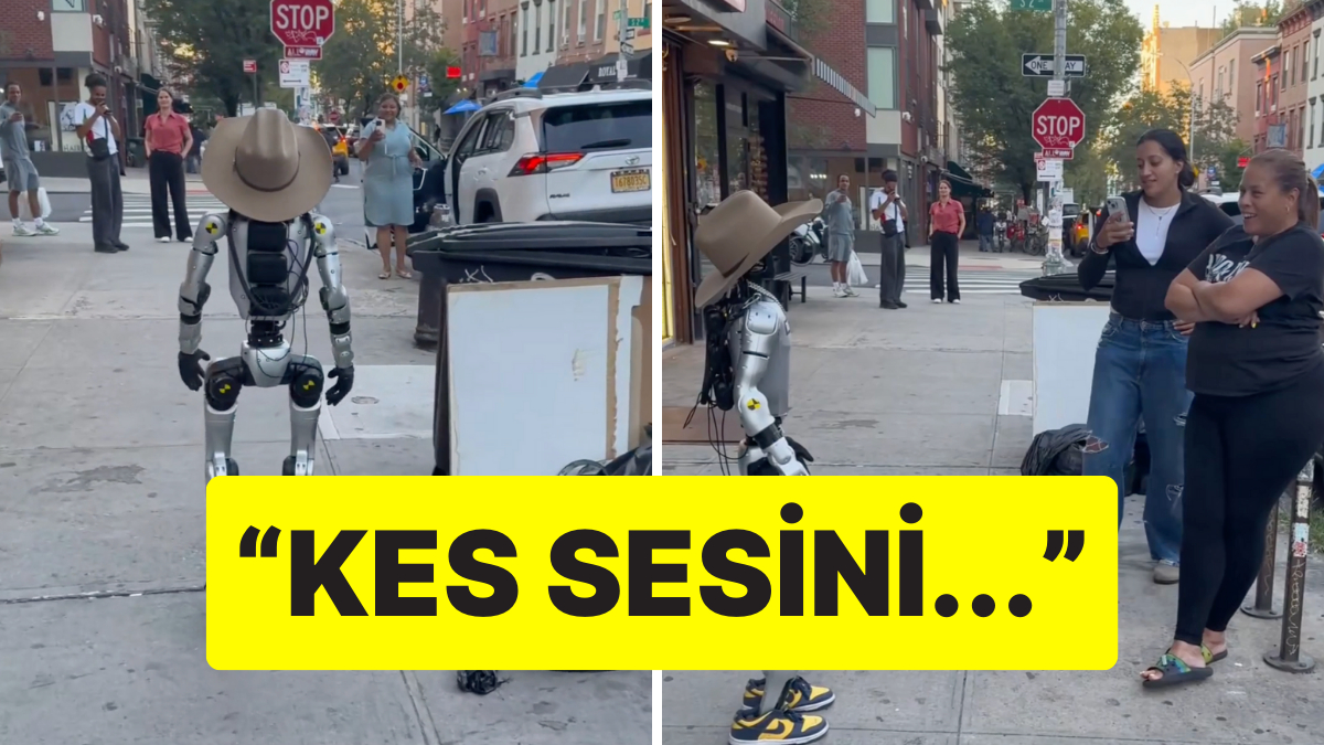 Önüne Geleni Tersleyen &apos;Zorba&apos; Robot Yine Gülmekten Kırdı Geçirdi