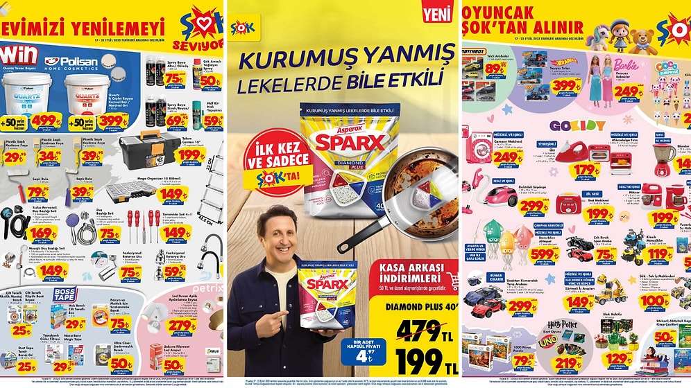 ŞOK'a Yapı Market Ürünleri Geliyor! 17 Eylül 2025 ŞOK Aktüel Ürünler Kataloğu