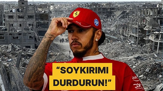 Dünyaca Ünlü Pilot Lewis Hamilton'dan Dikkat Çeken Gazze Paylaşımı