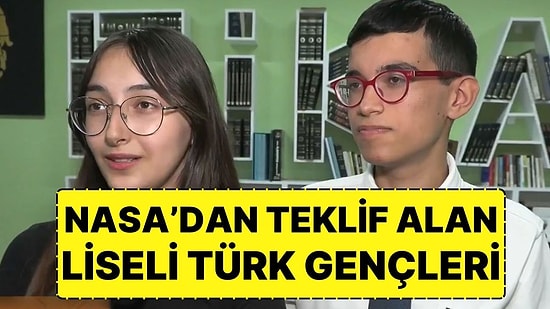 Liseli Öğrenciler Buket Atalay ve Arda Çetinkaya, Bilimsel Projeleriyle NASA’ya Davet Edildi