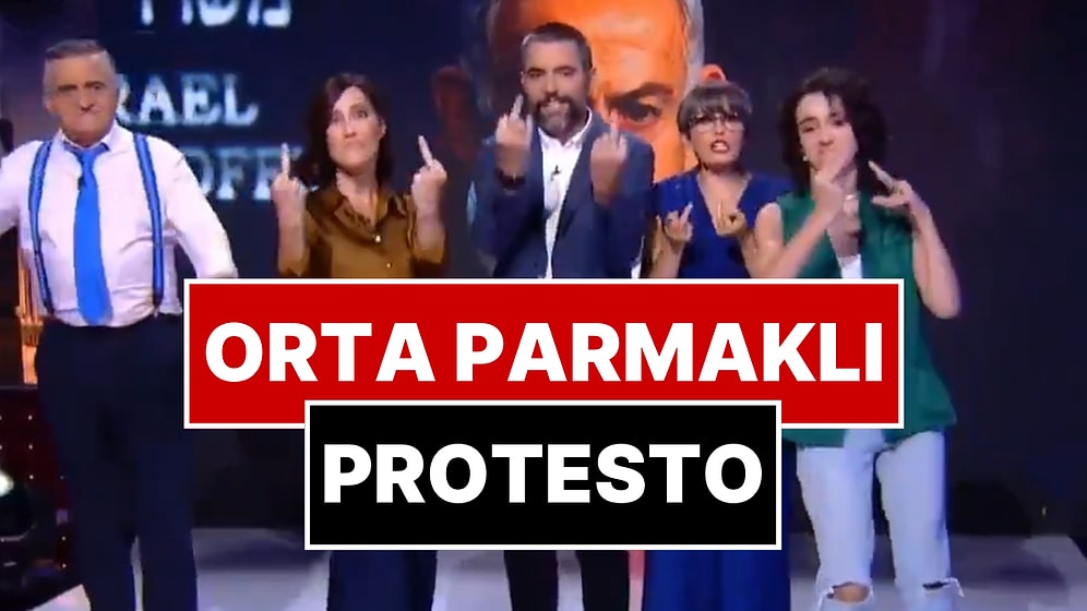 İspanya Televizyonunda İsrail Başbakanı Netanyahu'ya Orta Parmak Gösterildi