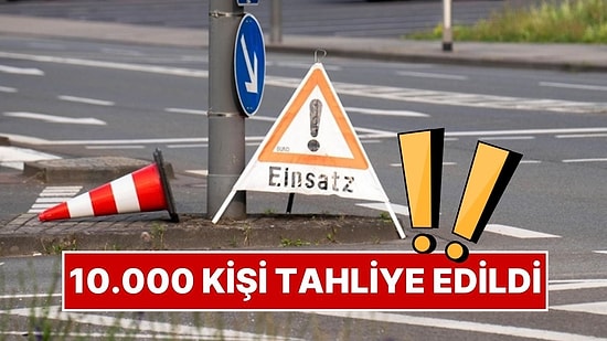 Almanya'da İkinci Dünya Savaşı'ndan Kalma Bomba Bulundu: 10 Bin Kişi Tahliye Edildi