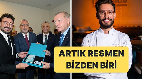 Cumhurbaşkanı Erdoğan, İtalyan Şef Danilo Zanna'ya Turkuaz Kart Verdi