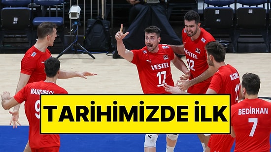 Tarihimizde İlk! Filenin Efeleri Çeyrek Finale Çıktı