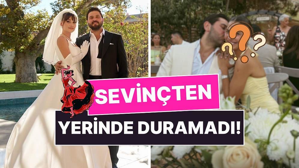 Ünlü İsimler Akın Etti: Sakız Adası’nda Düğün Yapan Sevda Erginci’nin Gelin Çiçeğini Bakın Kim Kaptı